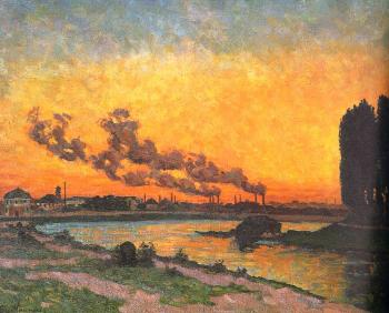 Armand Guillaumin : Sunset at Ivry II